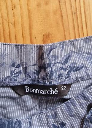 Брендовые фирменные женские легкие хлопковые шорты bonmarche, большой размер 228нг.5 фото