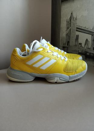 Кроссовки adidas barricadeclub xj junior yellow white (34) оригинальные унисекс4 фото