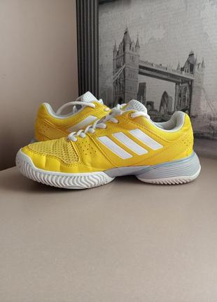 Кроссовки adidas barricadeclub xj junior yellow white (34) оригинальные унисекс3 фото