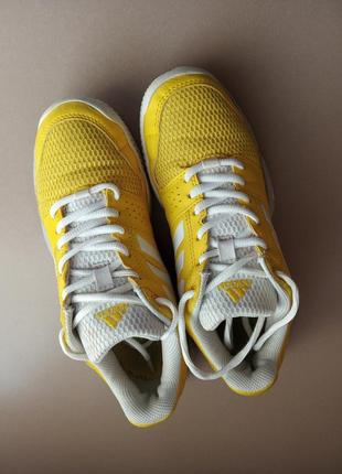 Кроссовки adidas barricadeclub xj junior yellow white (34) оригинальные унисекс8 фото