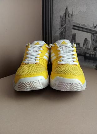 Кроссовки adidas barricadeclub xj junior yellow white (34) оригинальные унисекс6 фото