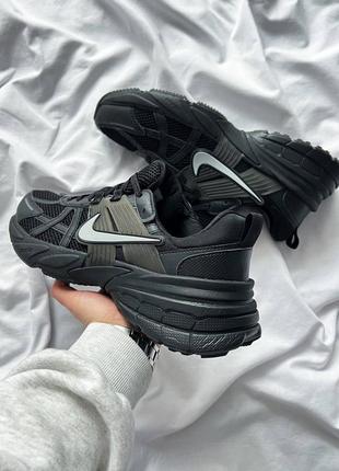 Кроссовки nike v2k runtek black5 фото