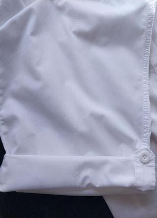 Женские летние длинные шорты бриджи denim co uk12 46р. m, белые, хлопок5 фото