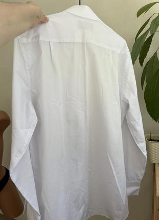 Рубашка белая мужская классическая m&amp;s s-m4 фото