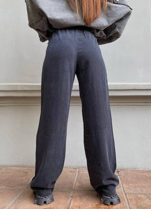 Стильные легкие брюки massimo dutti с строчкой5 фото