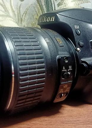 Дзеркальна фотокамера nikon d3200 + об'єктив 18-55 + сумка + карта пам'яті 64гб ідеальний стан без дефектів2 фото