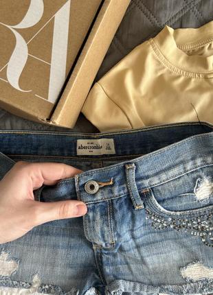 Круті джинсові шорти abercrombie & fitch4 фото