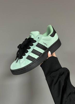 Кросівки adidas campus 00's mint black1 фото