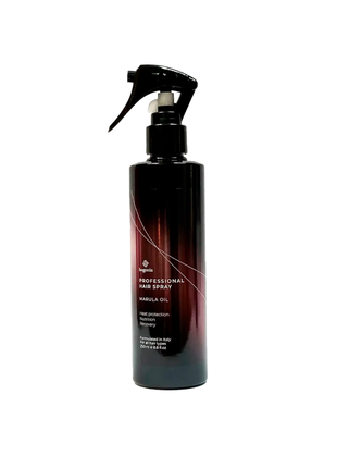Профессиональный термозащитный спрей для волос bogenia oil marula с маслом марулы 250мл2 фото