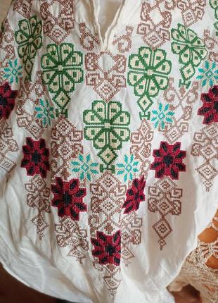 Украинский образ рубашка вышитая и пышная юбка р 426 фото