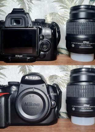 Дзеркальна фотокамера nikon d5000 + об'єктив 18-55 + сумка + карта пам'яті 64гб ідеальний стан без дефектів4 фото