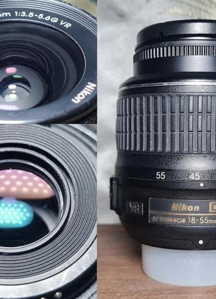 Дзеркальна фотокамера nikon d5000 + об'єктив 18-55 + сумка + карта пам'яті 64гб ідеальний стан без дефектів7 фото