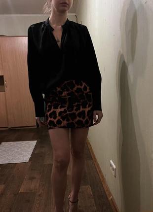 Леопардовая юбка7 фото