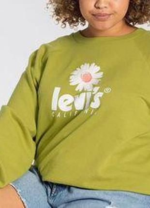 Свитшот levi`s с принтом цветы
