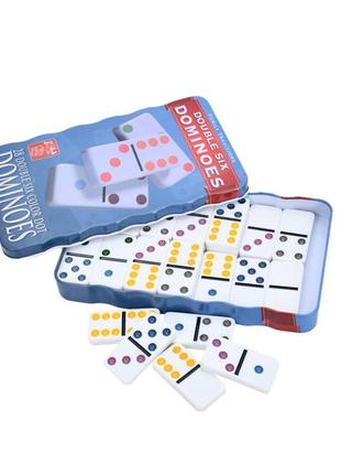 Настольная игра «домино» td202322 в железном пенале