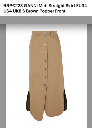 Стильная юбка люкс бренда ganni2 фото