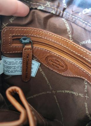 Шикарная мужская кожаная сумка кросс боди the chesterfield brand,  англия9 фото