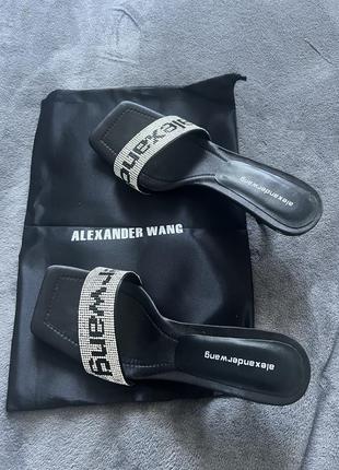 Сланцы alexander wang шлепки7 фото