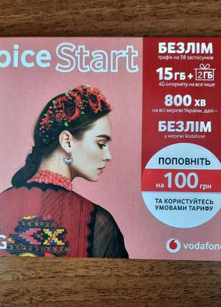 Стартовый пакет joice start vodafone