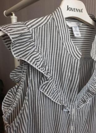 Блуза у смужку h&m6 фото