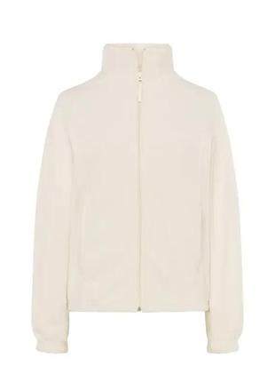 Флисовая кофта для женщин jhk, polar fleece lady, без капюшона, кремовый батник, размер xs