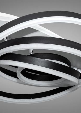 Світлодіодний стельовий світильник 7005/4bk led 3color dimmer з пультом