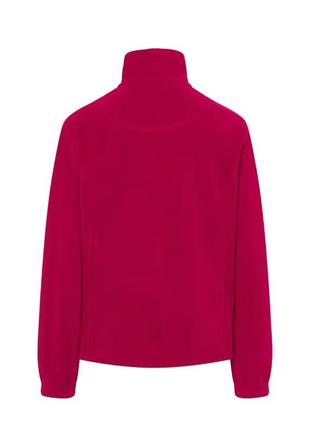 Флисовая кофта для женщин jhk, polar fleece lady, без капюшона, малиновый батник, размер xl2 фото
