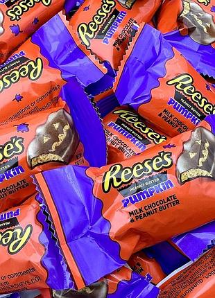 Цукерки reese's peanut butter halloween pumpkins 34g