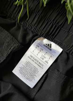 Мужские черные спортивные шорты adidas оригинал размер l как новые6 фото