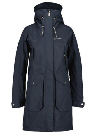Женская удлиненная куртка пальто didriksons outdoor sweden2 фото