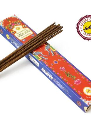 Sreevani sandalwood 15 грамів сандалове дерево, ароматичні палички, оліїсті пахощі