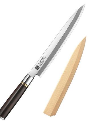 Деревянные ножны янагиба 24 см с магнитом hezhen/xinzuo "he"