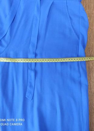 Синие свободные брюки палаццо primark р. m-xl, пот 46-52 см***9 фото