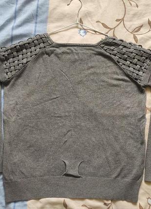 Женский серый свитер свитер см3 фото