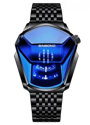 Чоловічий наручний годинник hemsut binbono black