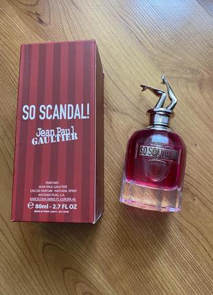 Женские духи jean paul gaultier so scandal (тестер) 100 ml.