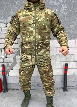 Армейский зимний костюм softshell (куртка и штаны) мультикам s