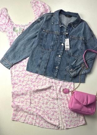 Джинсова куртка оверсайз f&f