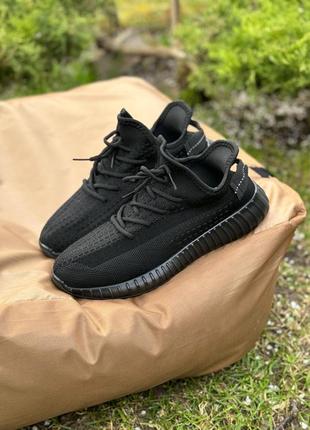 Кроссовки yeezy boost черные, женские 36-41р5 фото