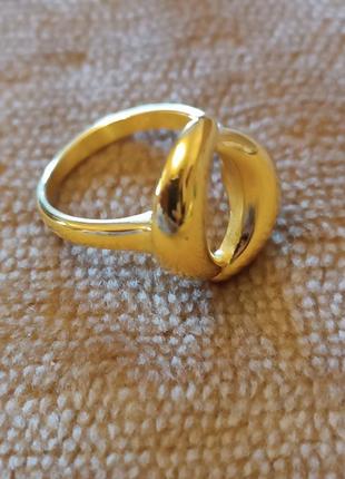 Модное кольцо перстень нержавеющая сталь тренд3 фото