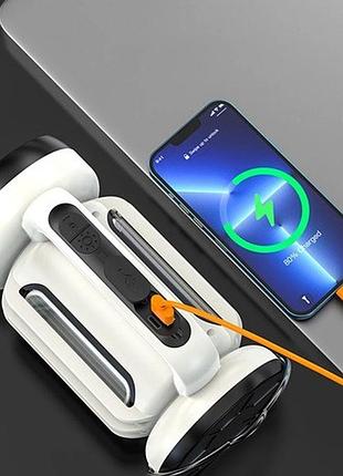 Походный фонарь ch-22023 (lm + cob) power bank + type-c + 5 режимов