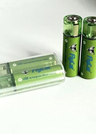 Акумулятори із usb aa flucat 1.5v 1450 mah (2 шт.)