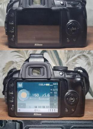 Дзеркальна фотокамера nikon d3000 + об'єктив 18-55 + сумка + карта пам'яті 64гб ідеальний стан без дефектів5 фото