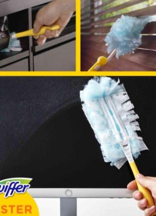 Swiffer duster kit щітка для прибирання (піпідастр) з 3-ма змінними насадками з...
