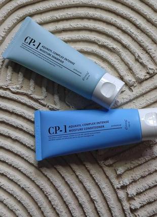 Набір засобів для волосся від esthetic house cp-1 aquaxyl complex intense moisture (шампунь і кондиціонер),по 500 мл2 фото