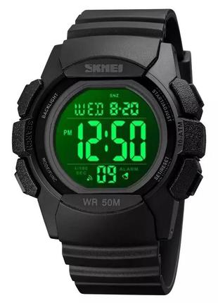 Детские наручные спортивные часы skmei 1771 (белый циферблат)