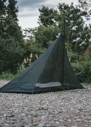 Одноместная палатка с острой верхушкой naturehike cnk2300zp025 (коричневая)