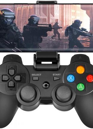 Беспроводной bluetooth геймпад defender crusher с держателем pc ps3 android (17 кнопок)