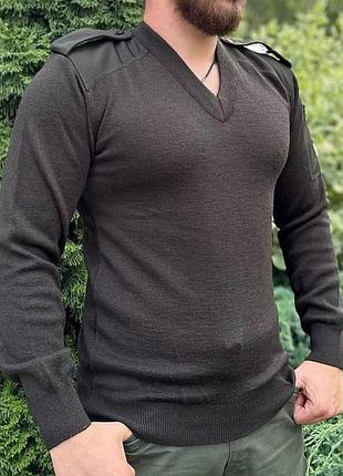 Мужской армейский пуловер свитер kozak (размер m)