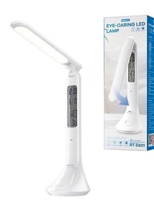 Лампа настільна remax rt-e601 сенсорний екран microusb (біла)